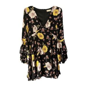 Black Floral Altar’d State Dress